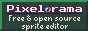 pixelorama free & open source sprite editor button