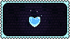 celeste rotating blue heart stamp