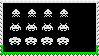 space invaders stamp